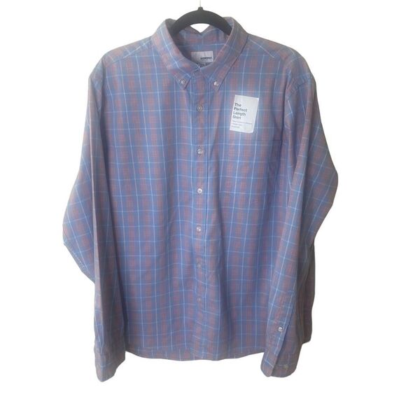 Sonoma Plaid Button Down Shirt Sz L - Picture 1 of 9